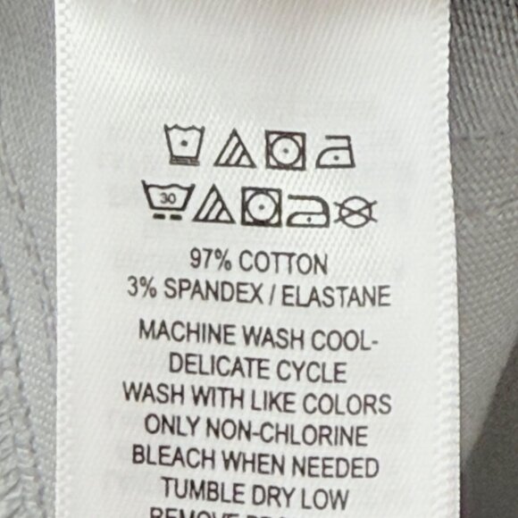 Thom Aaron Men's Stretch Slim Fit Lightweight Gray Chino Pants Size 36x30 NWT - Picture 8 of 12